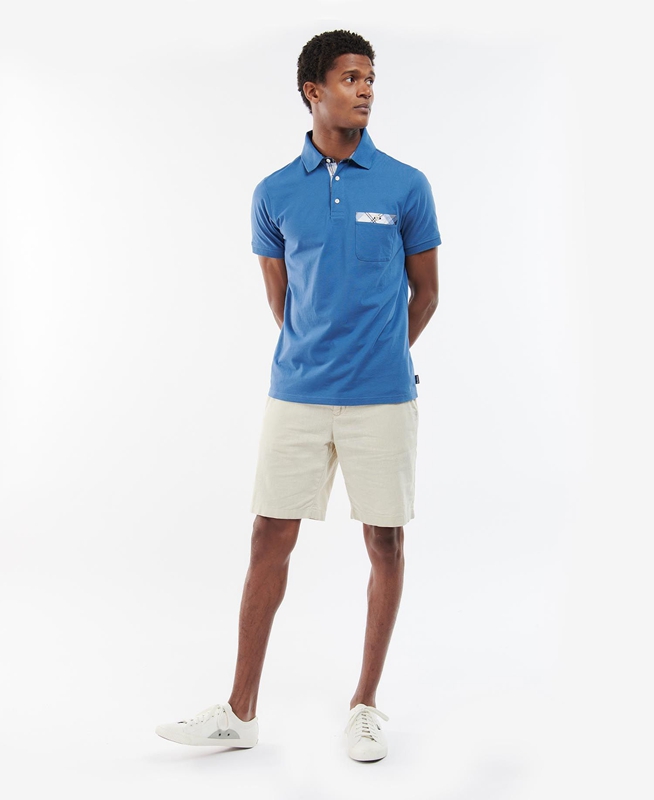 Polo shirts Barbour Lirst Hombre Azules | 298150-YKE