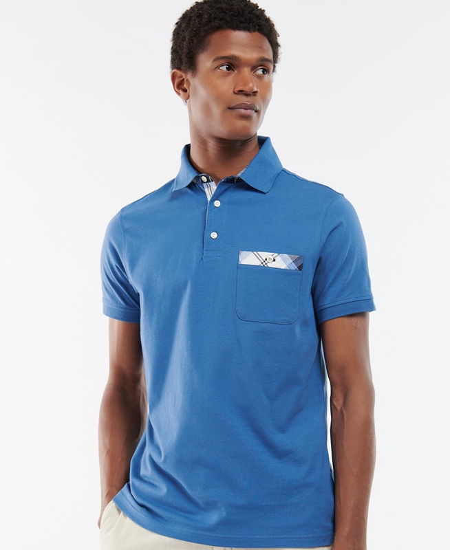 Polo shirts Barbour Lirst Hombre Azules | 298150-YKE
