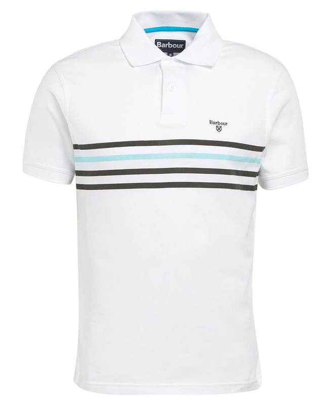 Polo shirts Barbour Silsden Hombre Blancas | 418760-TXF