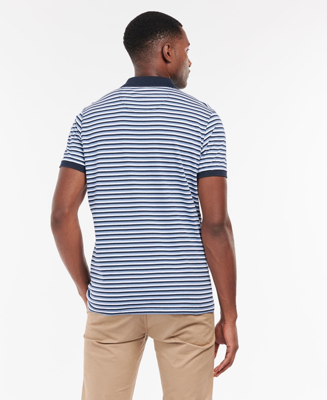Polo shirts Barbour Swinden Hombre Azules | 081562-BLH