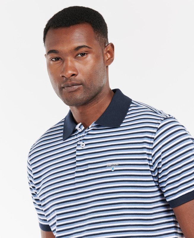 Polo shirts Barbour Swinden Hombre Azules | 081562-BLH