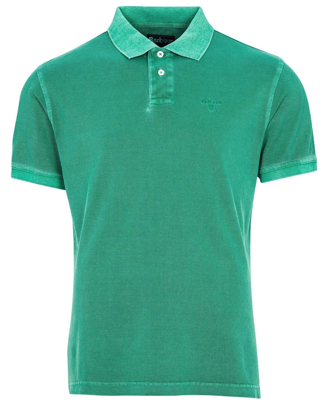 Polo shirts Barbour Washed Sports Hombre Verde | 104359-MSG
