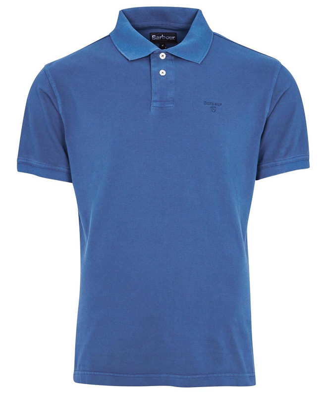 Polo shirts Barbour Washed Sports Hombre Azules | 607214-QSJ