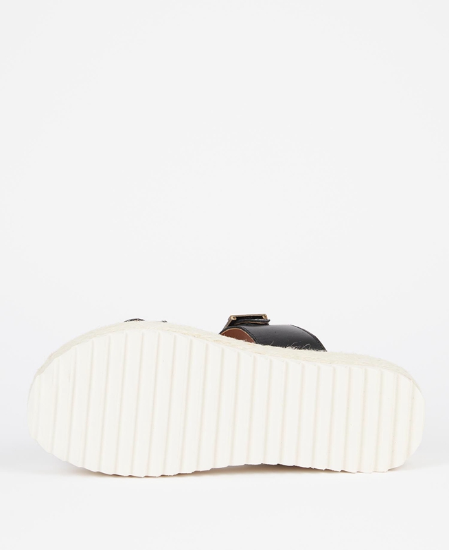Sandalias Barbour Amelda Mujer Negras | 079436-FRQ