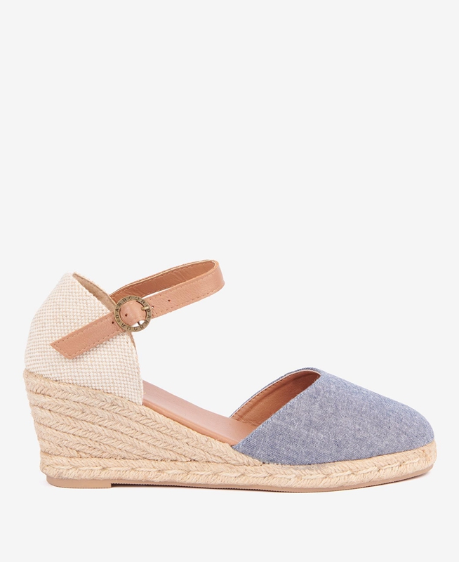 Sandalias Barbour Heidi Wedge Mujer Marrones | 916287-YUZ