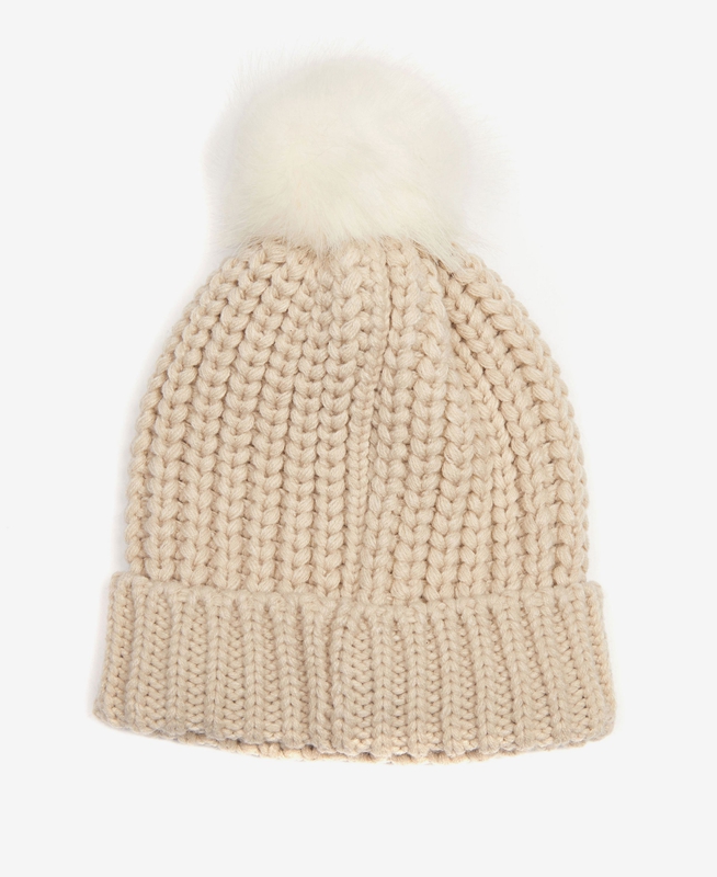 Sombreros Barbour Beanie Saltburn Mujer Beige | 762804-SGY