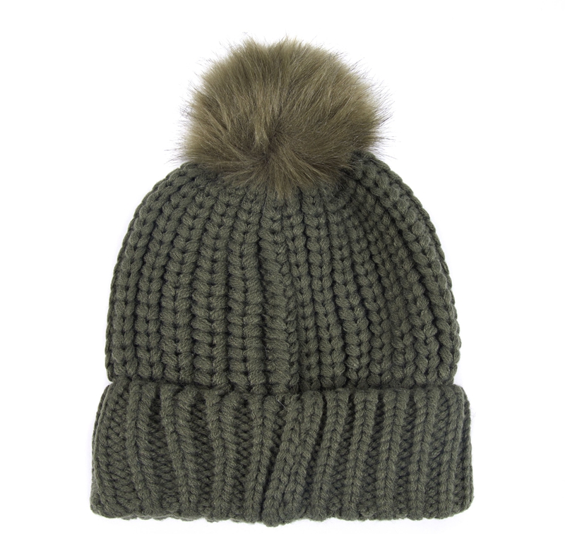 Sombreros Barbour Beanie Saltburn Mujer Verde | 763018-VBS