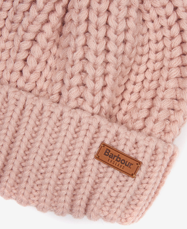 Sombreros Barbour Beanie Saltburn Mujer Rosas | 938270-UCN