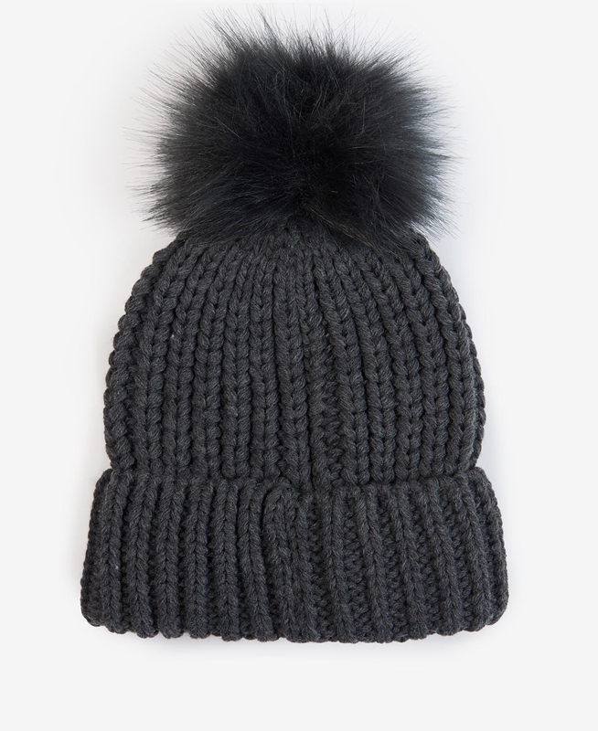 Sombreros Barbour Saltburn Beanie Mujer Negras | 382560-KDR