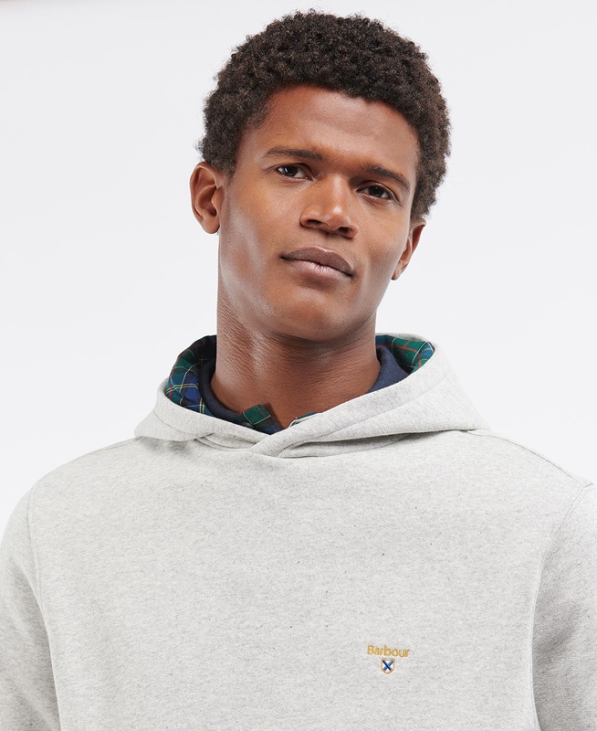Sudaderas Barbour Campus Hoodie Hombre Gris | 814529-CRV