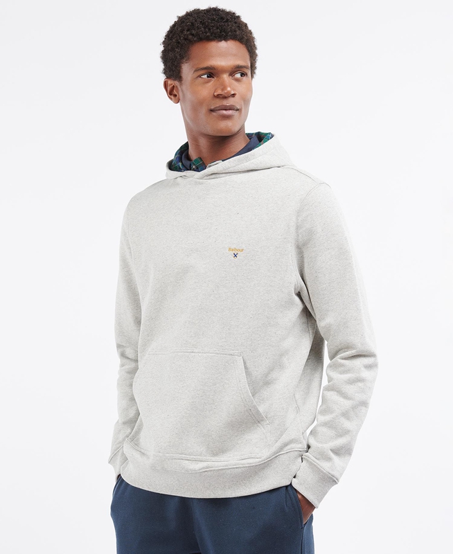 Sudaderas Barbour Campus Hoodie Hombre Gris | 814529-CRV