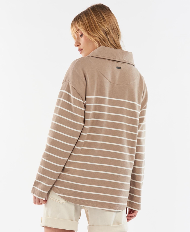 Sudaderas Barbour Explorer Ember Mujer Beige | 046518-CUP