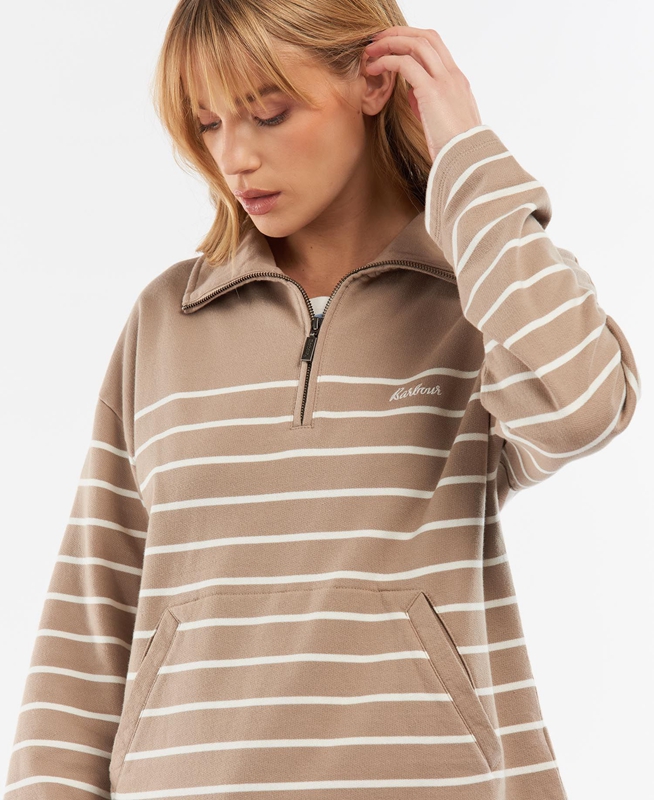 Sudaderas Barbour Explorer Ember Mujer Beige | 046518-CUP