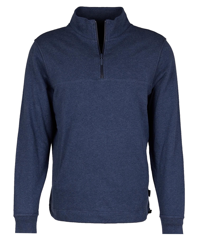 Sudaderas Barbour Explorer Shotley Half Zip Hombre Azules | 039685-CHX