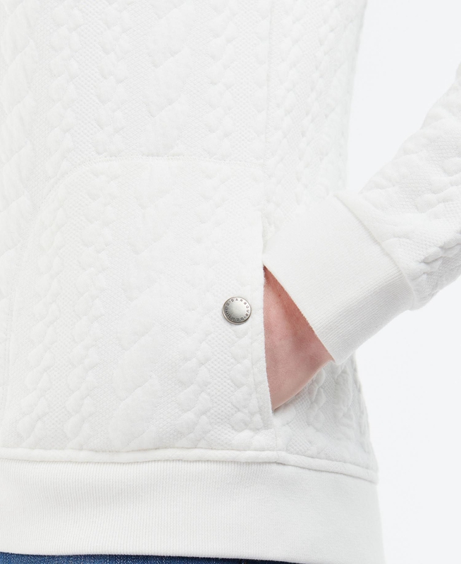 Sudaderas Barbour Kelsey Zip Mujer Blancas | 379412-KGS