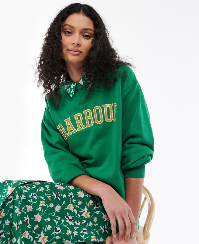 Sudaderas Barbour Northumberland Mujer Verde | 985170-DNB