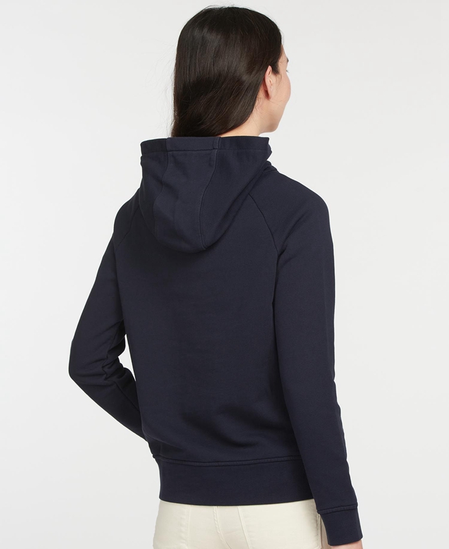 Sudaderas Barbour Otterburn Mujer Azul Marino | 630894-BQP