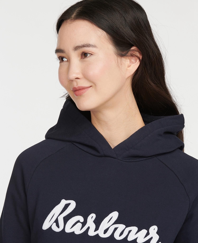 Sudaderas Barbour Otterburn Mujer Azul Marino | 630894-BQP