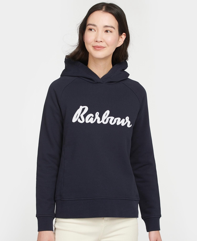 Sudaderas Barbour Otterburn Mujer Azul Marino | 630894-BQP