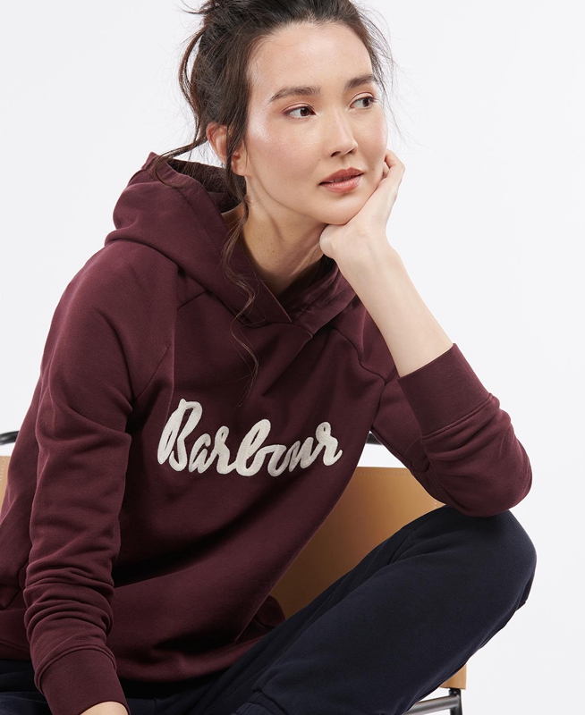 Sudaderas Barbour Otterburn Mujer Marrones | 203785-SBN