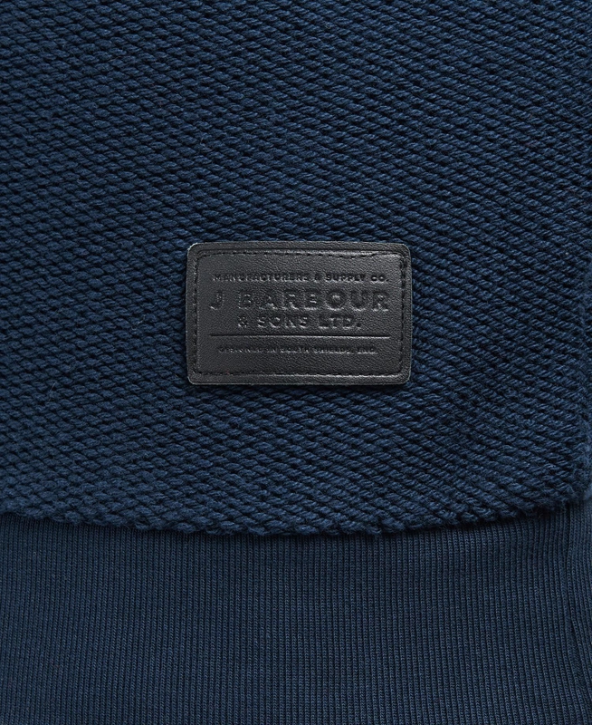 Sudaderas Barbour Wear Half Zip Hombre Azul Marino | 620837-GNY