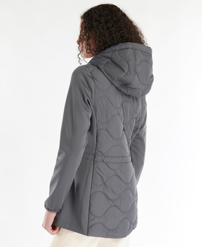 Sudaderas Barbour Willowherb Acolchado Mujer Gris | 819627-YWU