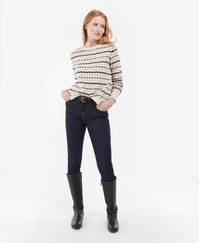Suéteres Barbour Alder Knit Mujer Multicolor | 395681-SOV