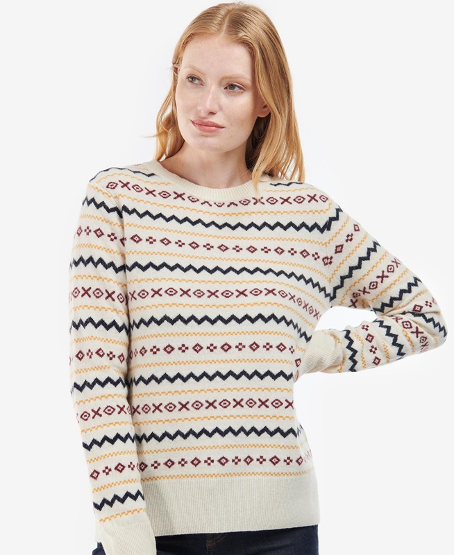 Suéteres Barbour Alder Knit Mujer Multicolor | 395681-SOV