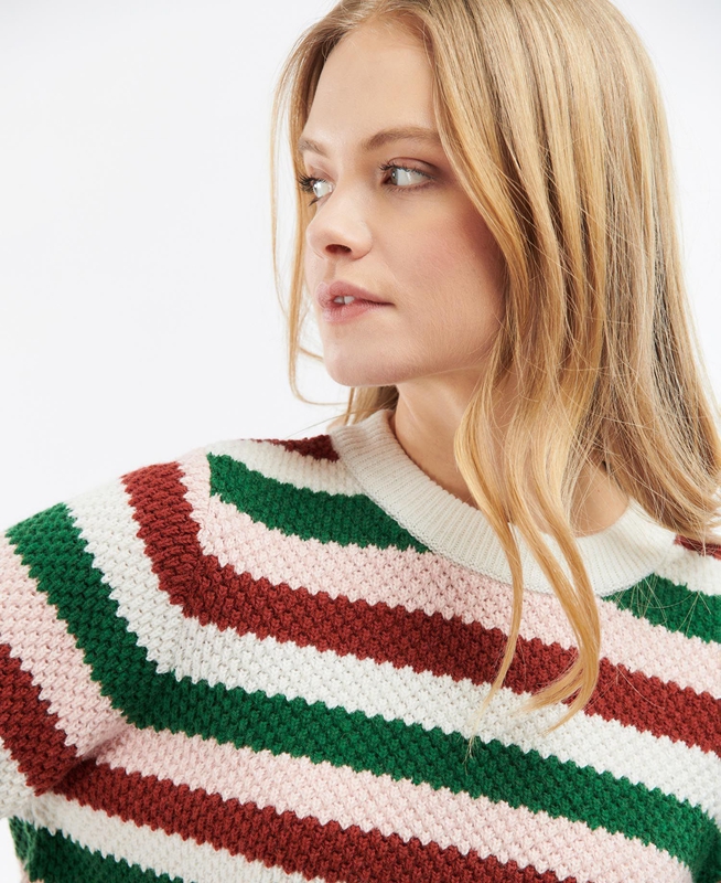 Suéteres Barbour Cassley Knit Mujer Multicolor | 105369-VHU