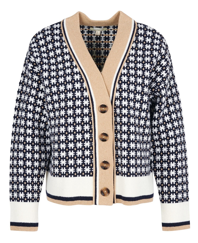 Suéteres Barbour Francesca Cardigan Mujer Multicolor | 149365-AET
