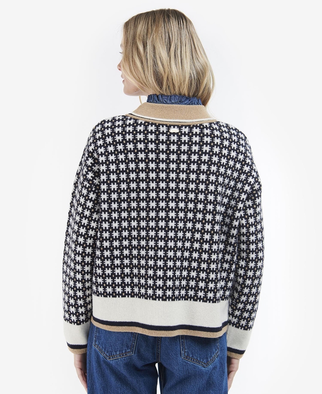 Suéteres Barbour Francesca Cardigan Mujer Multicolor | 149365-AET