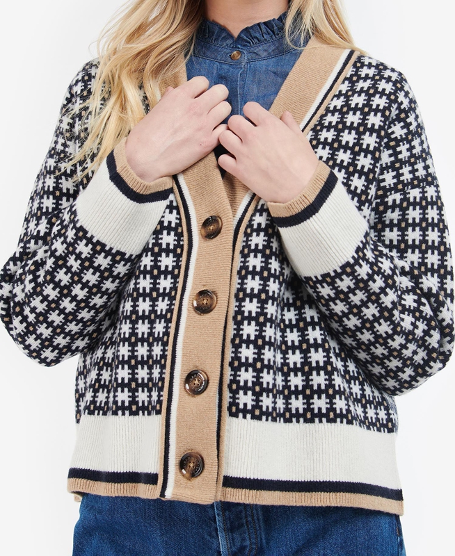 Suéteres Barbour Francesca Cardigan Mujer Multicolor | 149365-AET