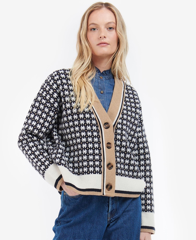 Suéteres Barbour Francesca Cardigan Mujer Multicolor | 149365-AET