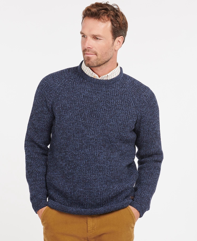 Suéteres Barbour Horseford Crew Hombre Azules | 904261-EUW