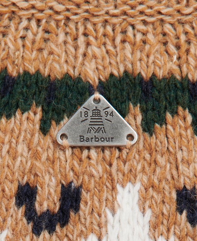 Suéteres Barbour Langford Knit Mujer Beige | 591428-VMW