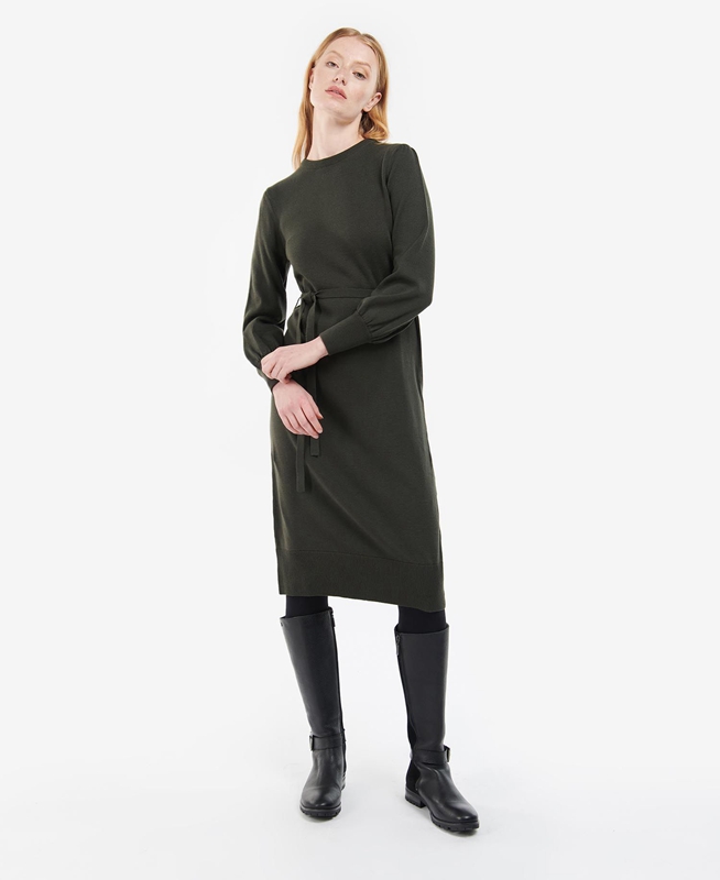 Vestido Barbour Birch Mujer Verde Oliva | 876395-JAT