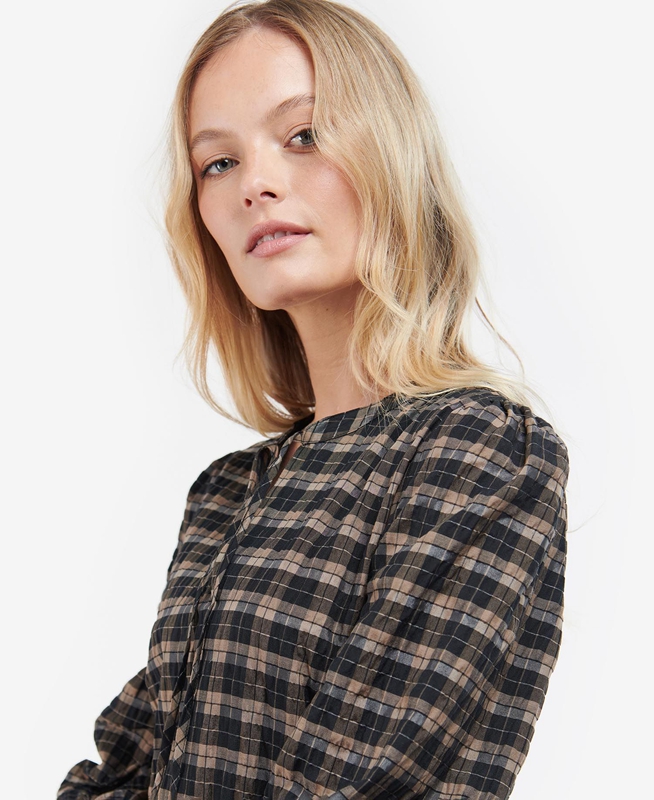 Vestido Barbour Lorelie Mujer Negras | 867510-QNP