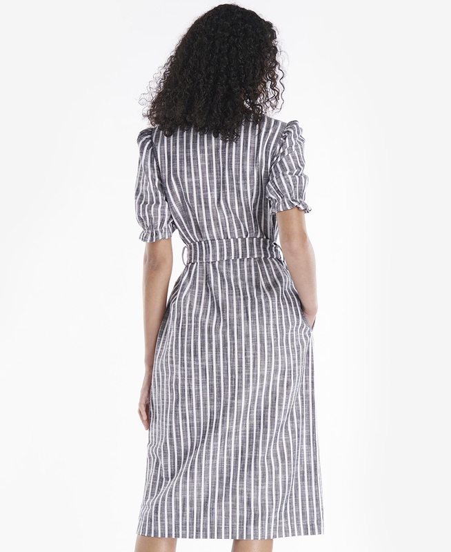 Vestido Barbour Marigold Mujer Azules | 904582-NPJ