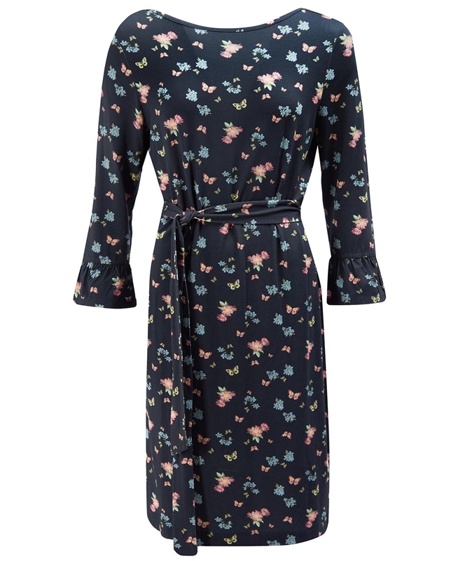 Vestido Barbour Marlowe Mujer Negras | 741352-EGR