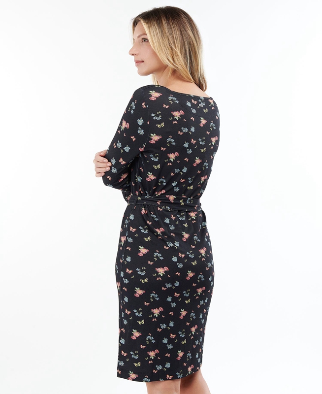 Vestido Barbour Marlowe Mujer Negras | 741352-EGR