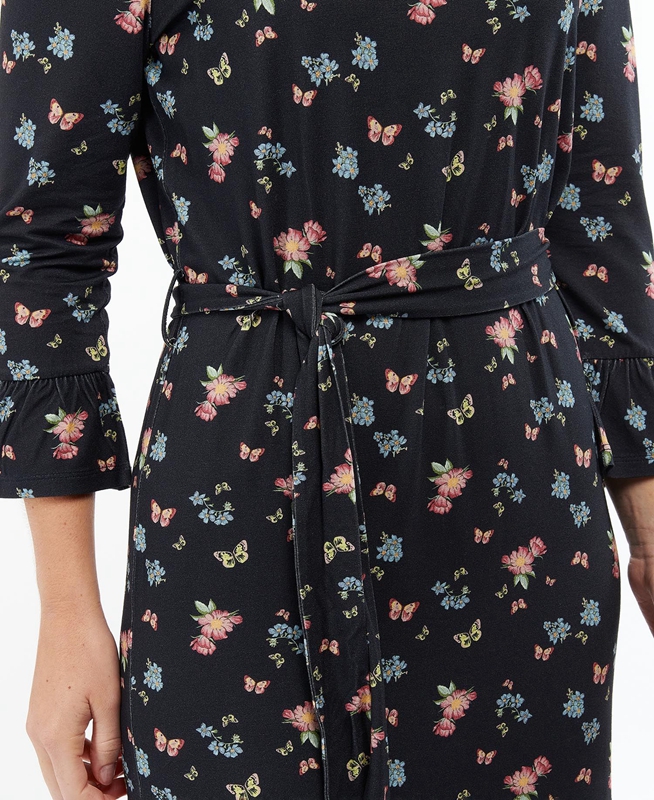 Vestido Barbour Marlowe Mujer Negras | 741352-EGR