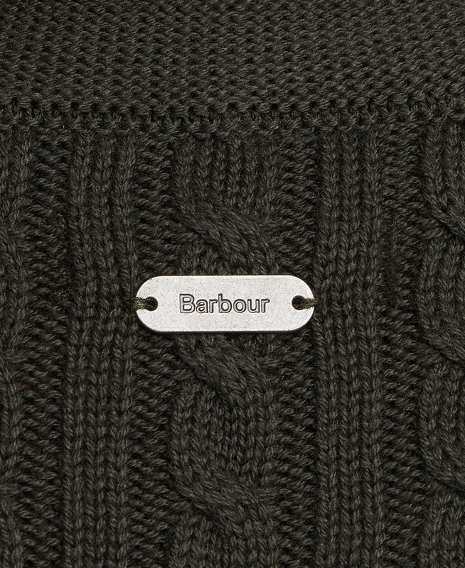 Vestido Barbour Stitch Guernsey Mujer Verde Oliva | 186372-GBO
