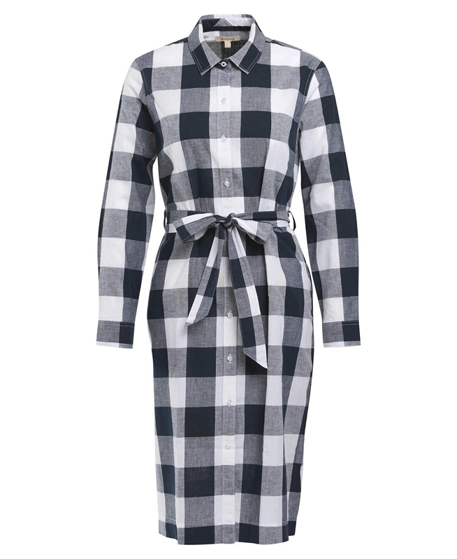 Vestido Barbour Tern Check Mujer Multicolor | 583716-CQU