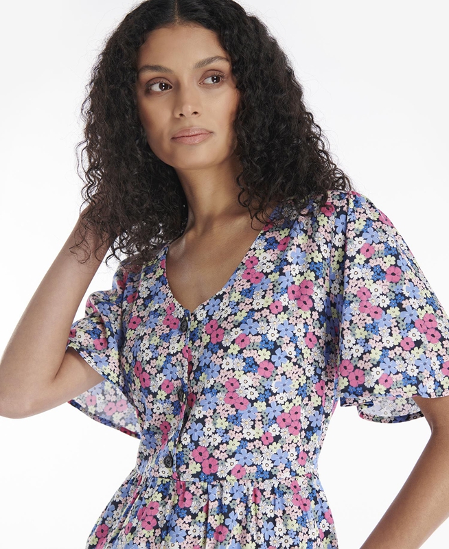 Vestido Barbour Willowherb Mujer Multicolor | 479820-RTO