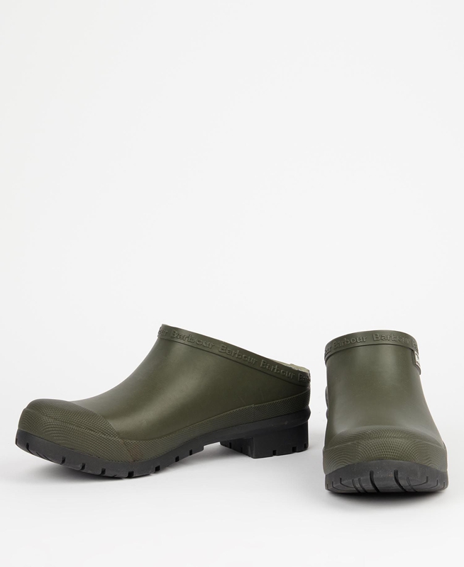 Zuecos Barbour Quinn Mujer Verde Oliva | 356984-MWY