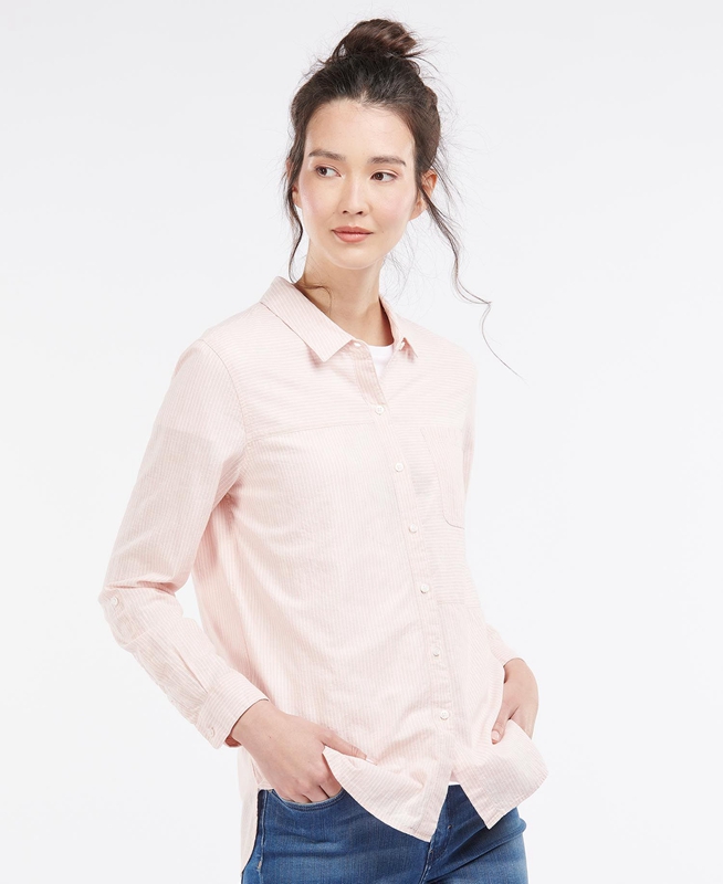 Camisas Barbour Beachfront Mujer Rosas | 962580-FEB