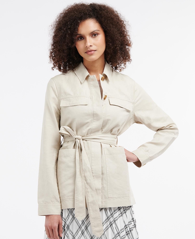 Camisas Barbour Brook Overshirt Mujer Gris | 078914-EXS
