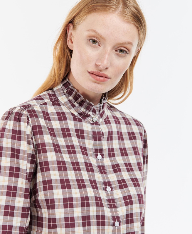 Camisas Barbour Daffodil Mujer Rosas | 598061-ETQ