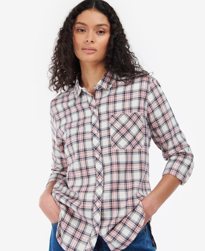 Camisas Barbour Shoreside Mujer Multicolor | 402738-PFL