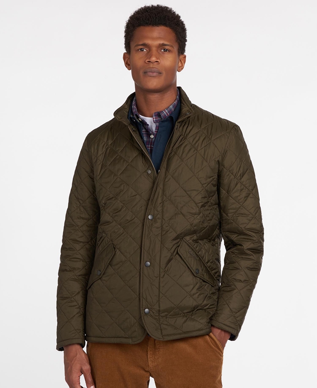 Chaqueta Acolchada Barbour Flyweight Chelsea Hombre Verde Oliva | 352709-LND